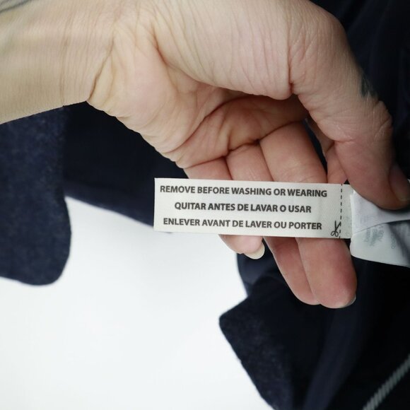 J. Crew Long Parke Wool Blazer Womens 2 Navy Professional Office Career Preppy - Picture 13 of 16